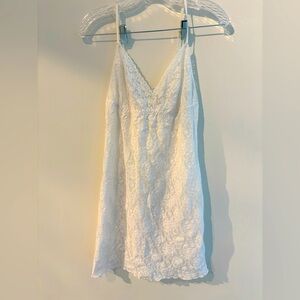 Hanky Panky White Lace Chemise Size L